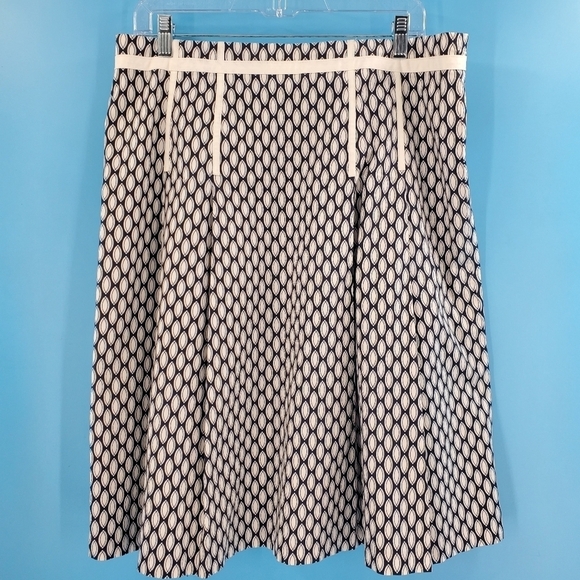 GAP stretch black and white pleated skirt 14 - Picture 12 of 14